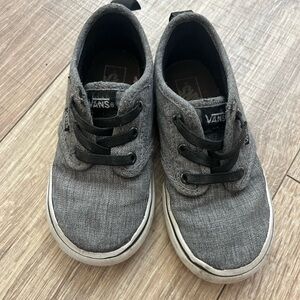 Vans Gray and Black Sneakers Classic Skate Style